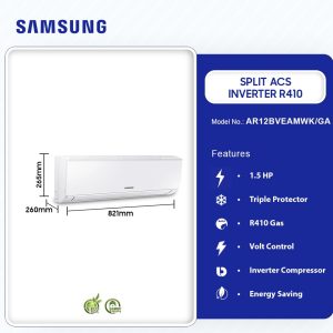 SAMSUNG 1.5HP WIND FREE ACS INVERTER (AR12BVEAMWK/GA)
