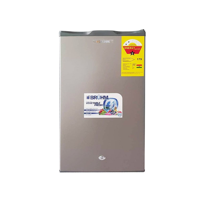 BRUHM TABLE TOP 90LTR SINGLE DOOR SLIVER